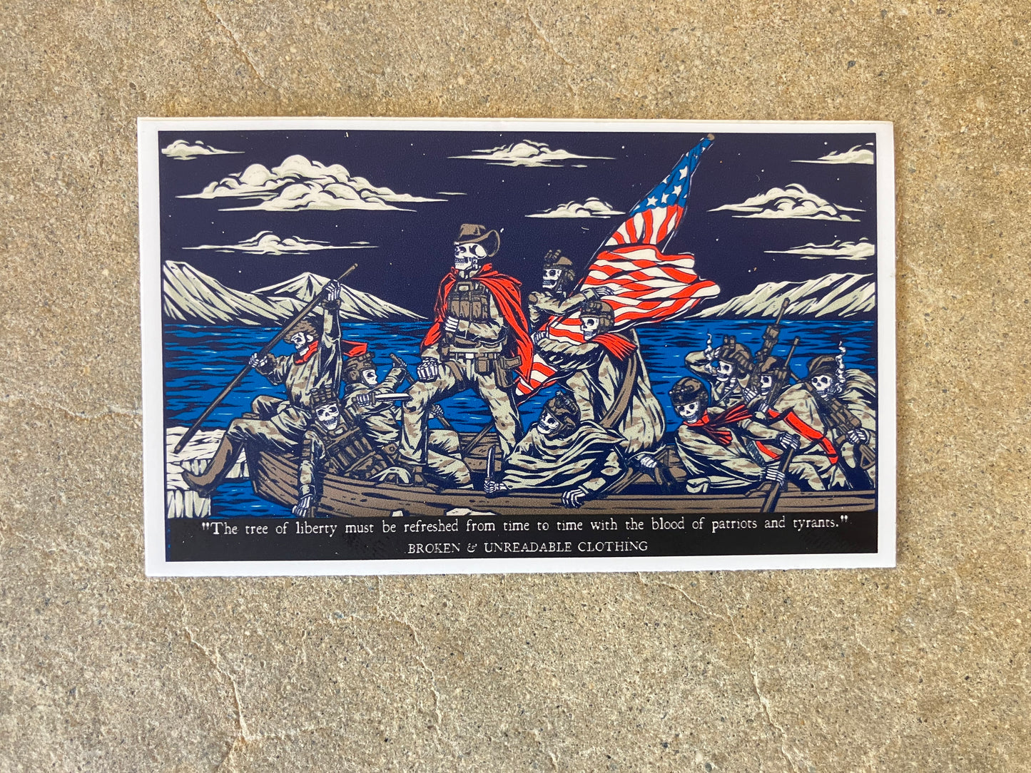 Blood of Patriots Sticker