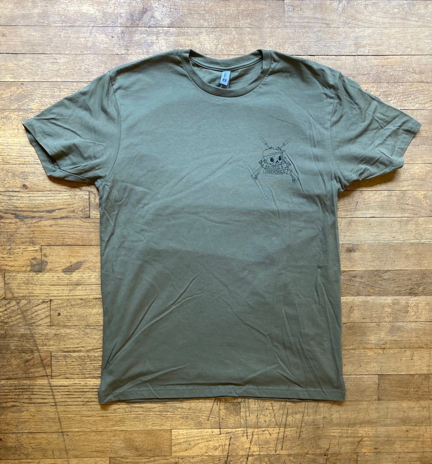Broken & Unreadable Logo T-Shirt