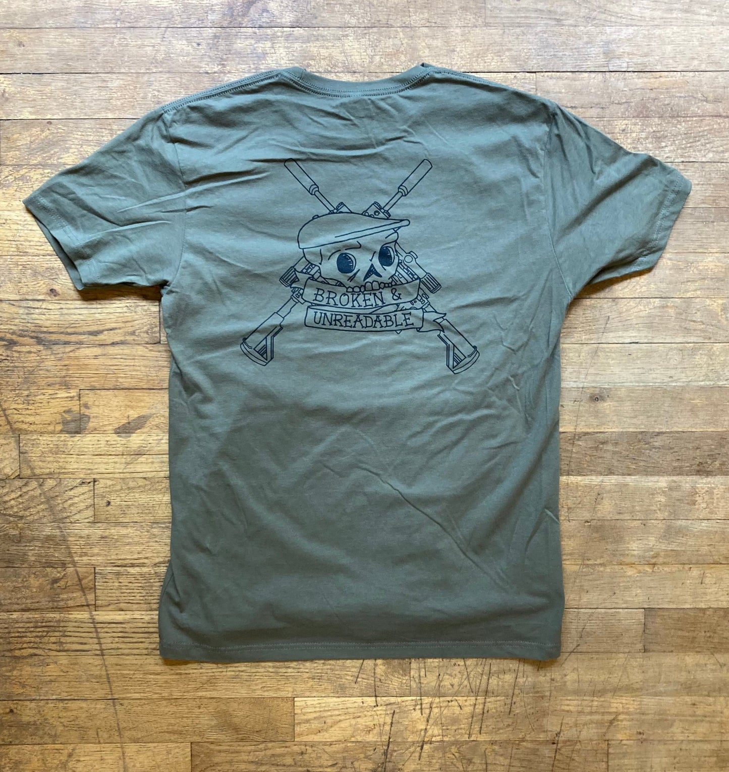 Broken & Unreadable Logo T-Shirt