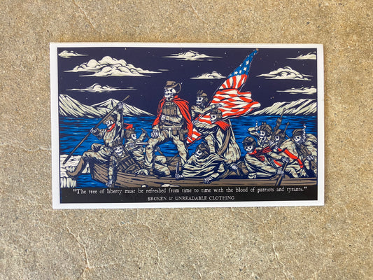 Blood of Patriots Sticker