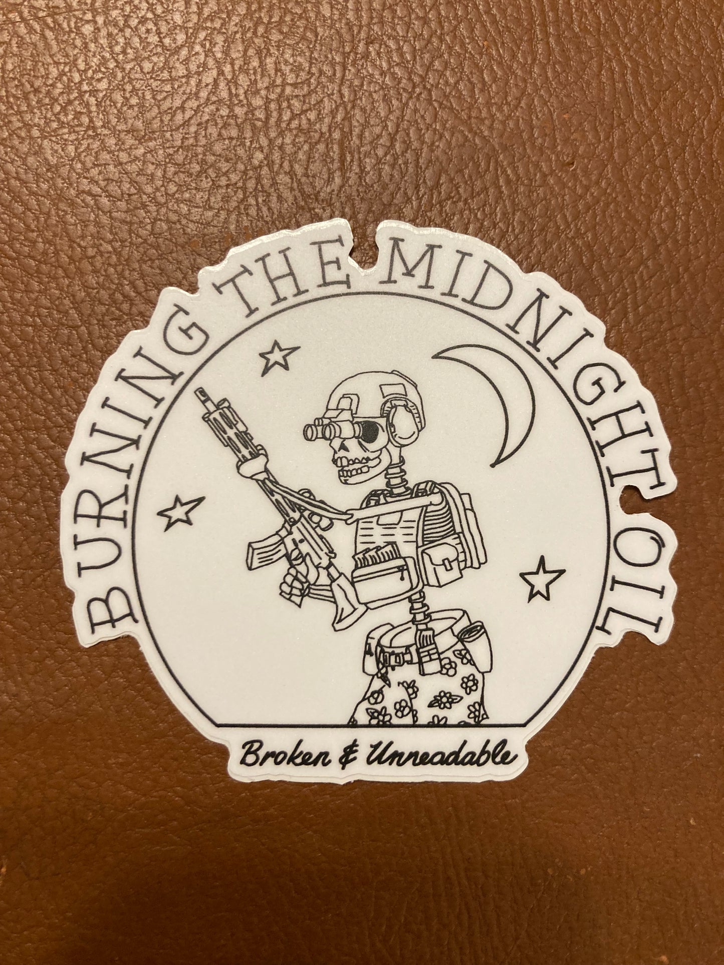 Midnight Oil Sticker